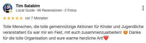 KuJu im Wiedtal Rezension auf google.de von Tim Salabim KuJu im Wiedtal Rezension auf google.de von Tim Salabim